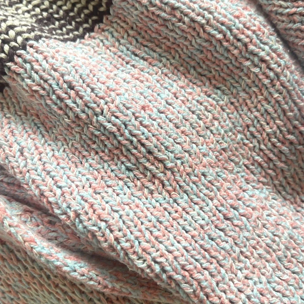 Urban Outfitters Ecote Lavender Brown Tribal Open Front Shawl Cardigan Sweater S - Picture 8 of 8